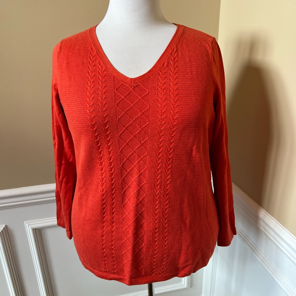 Talbots woman 100% Cotton Women’s Sweater, 1X